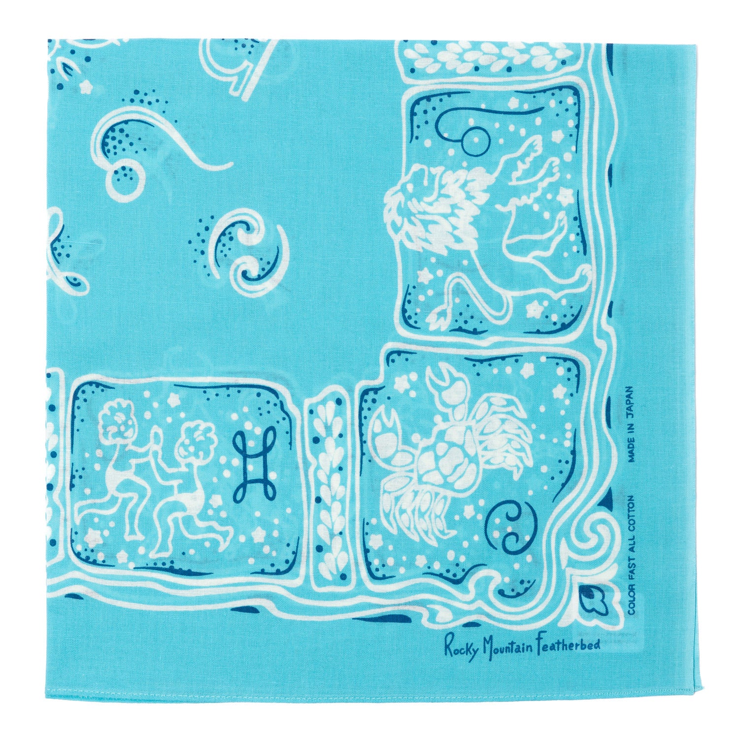 RMFB x MJ:  Bandana "Zodiac" aus reiner Baumwolle